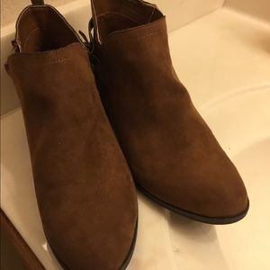 Brown booties